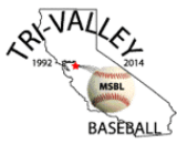 Tri Valley Mens Senior Baseball League logo