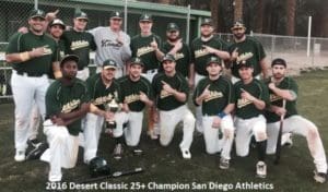 2016 desert Classic Champion San Diego