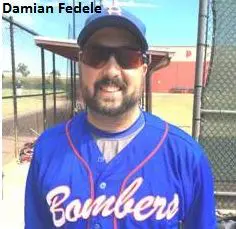 Damian Fedele in a Blue Jersey Portrait