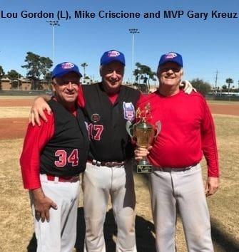 Lou Fordon, Mike Criscione and MVP Gary Kreuz