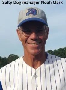 Salty Dog Manager Noah Clark in Baseball Cap One