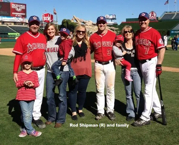 Rod Shipment and his Family on a Field