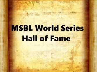MSBL World Series Hall of Fame