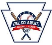 Delco Adult Baseball League logo