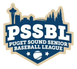 Logo of Puget Sound Senior Baseball League