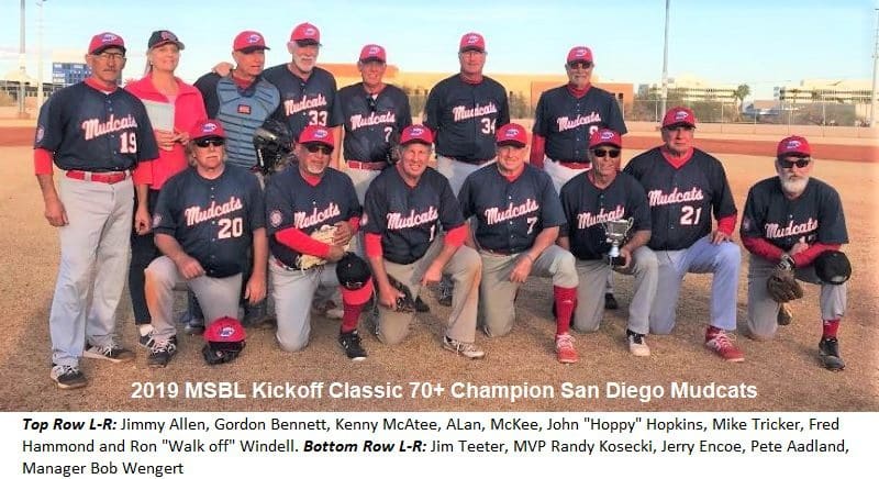 MSBL Las Vegas Kickoff Classic - Men's Senior Baseball league