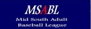 Memphis Mid South Adult Baseball League Logo