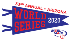 MSBL World Series 33rd Edition 2020 Logo