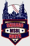 The Chicago North Mens Senior Baseball League logo