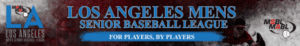 Los Angeles Mens Senior Baseball League logo