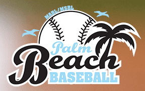 The beautiful logo of Palm Beach Baseball