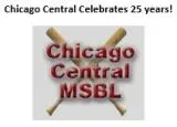Chicago Central Mens Senior Baseball League logo