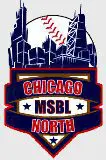 Chicago North Mens Senior Baseball League logo