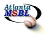 A baseball features in the Atlanta MSBL Logo