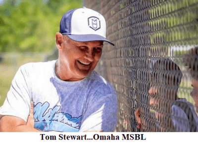 Omaha MSBL Treasurer and Longtime Member Tom Stewart