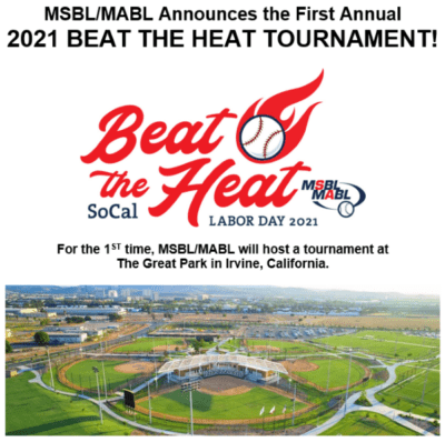2021 MSBL Beat the Heat Labor Day Tournament