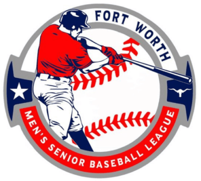 The Logo of Fort Worth MSBL features a player in action