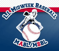 LI Midweek Baseball MABL MSBL Logo