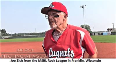 Joe Zich Still Talks About Pitching in Hardball at Age 81