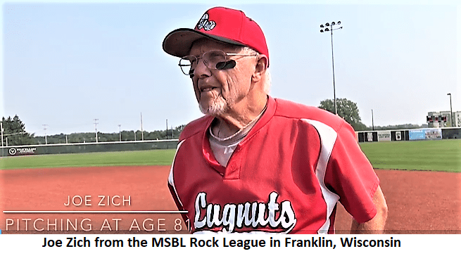 Joe Zich Still Talks About Pitching in Hardball at Age 81