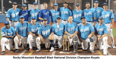 Baseball Blast National Division Champion Royals