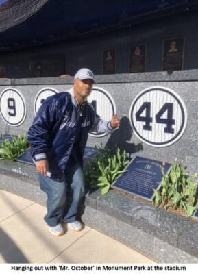 Gerald Davis is at the Monument Park