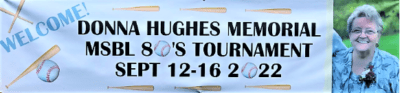 Donna Hughes Memorial 80 Over Tournament banner