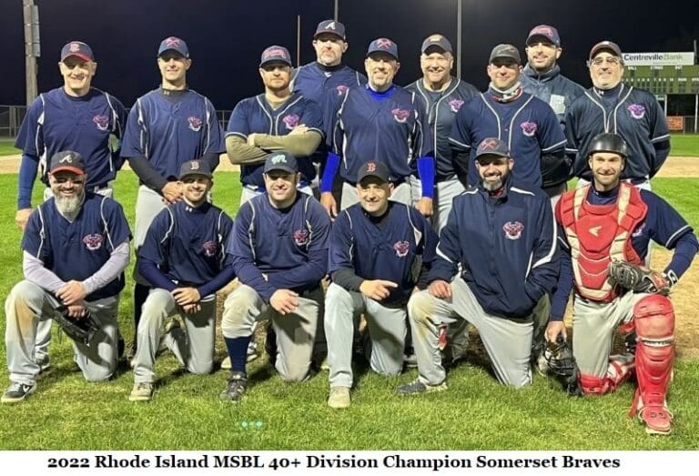 2022 Somerset Braves Dominate in 40+ Division of Rhode Island MSBL