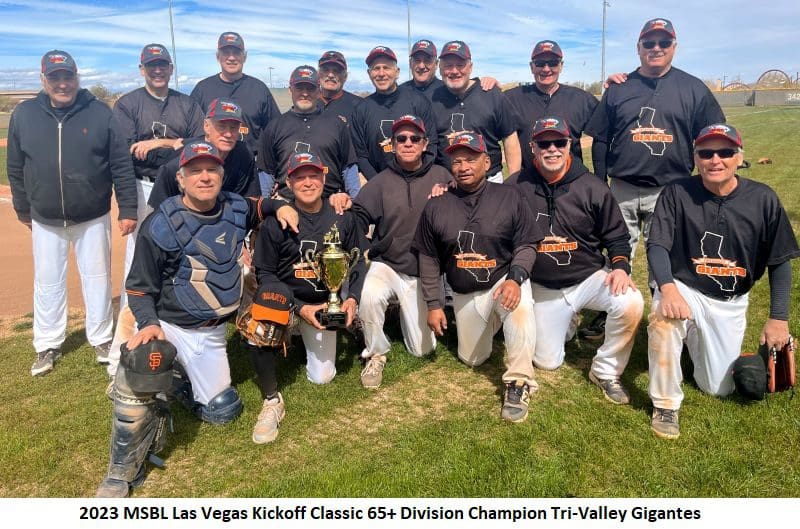 tri valley gigantes 2023 kickoff classic 65 champs