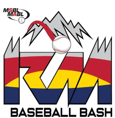 Rocky mountain baseball bash logo