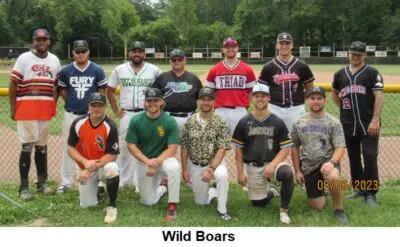 Wild Boars Team Posing for a Photograph