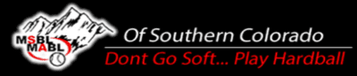 The logo of southern colorado don't play hardball.