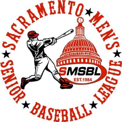 Sacramento Men's Senior Baseball League logo