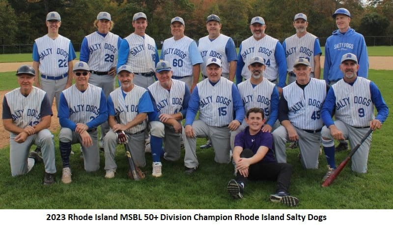 salty dogs 50+ league champions pic 2023