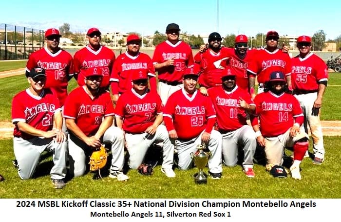 montebello angels 35 national division champs 2024 kickoff classic