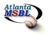 Atlanta Men's Senior Baseball League logo.