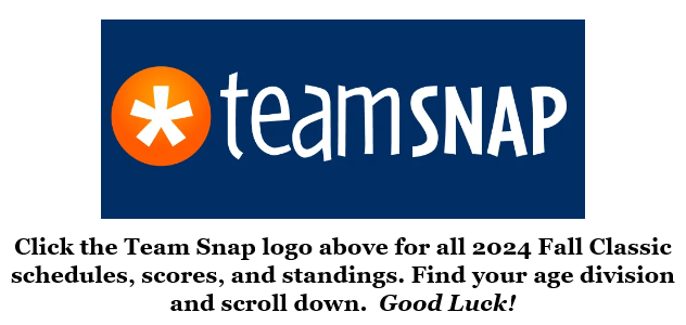 Team Snap logo, white text on blue.