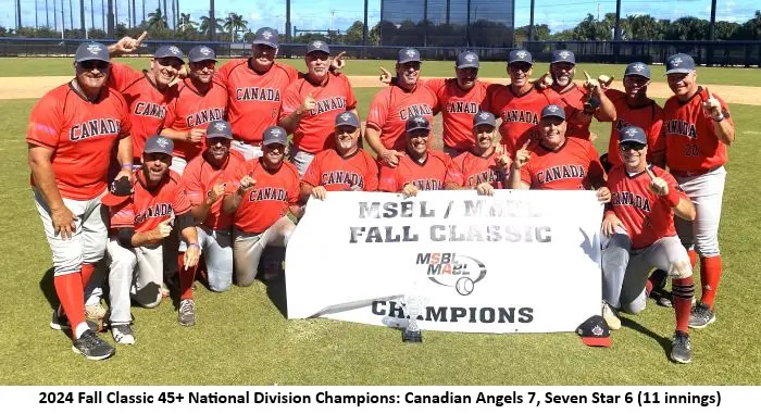 canadian angels fall classic 45 champions 2024