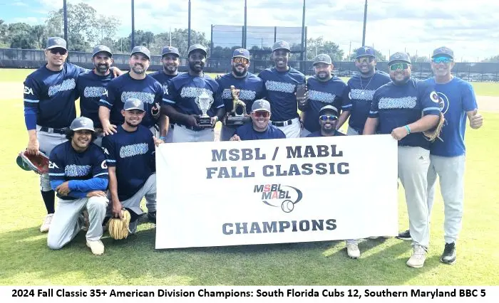 south florida cubs 35 american fall classic champs 2024