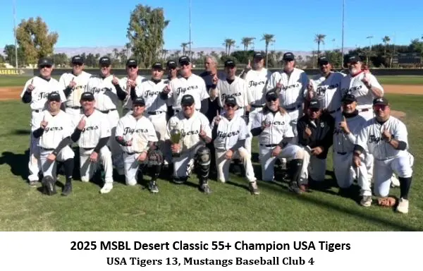 desert classic 2025 55 champion USA Tigers