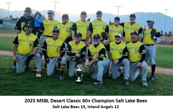 salt lake bees 2025 desert classic 60 champs