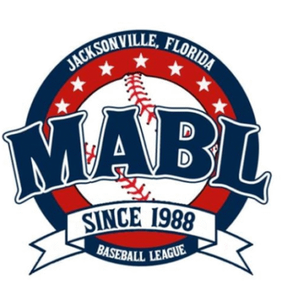 MABL logo, Jacksonville Florida, baseball league.