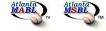 Atlanta MABL and MSBL logos with baseballs.
