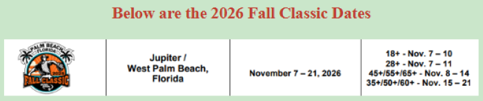 fall classic 2026 screenshot