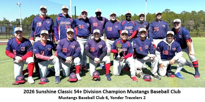 Mustangs 54 champions sunshine classic 2026