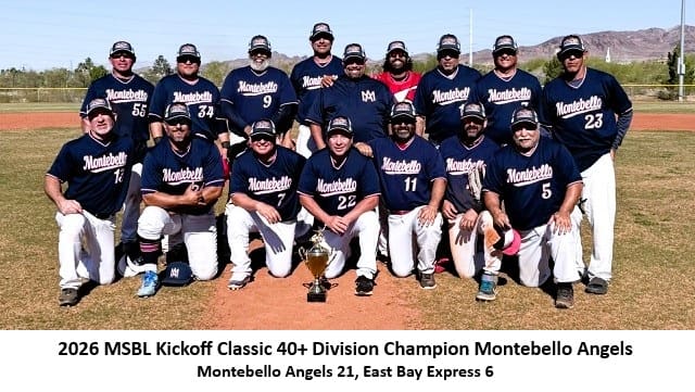 montebello angels kickoff classic 40 champs 2026 updated and sized