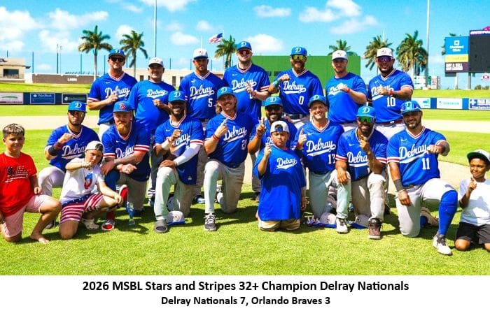 del ray nationals 32+ stars and stripes champions 2026