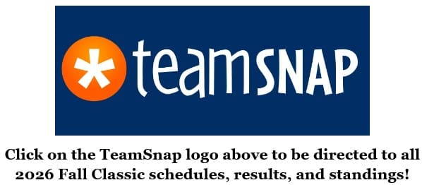 teamsnap logo and message for fall classic 2026